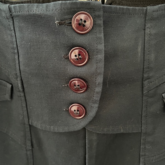 Nanette Lapore Ultra High Rise Tuxeso Corset Back Button-Front Pants - Picture 5 of 7